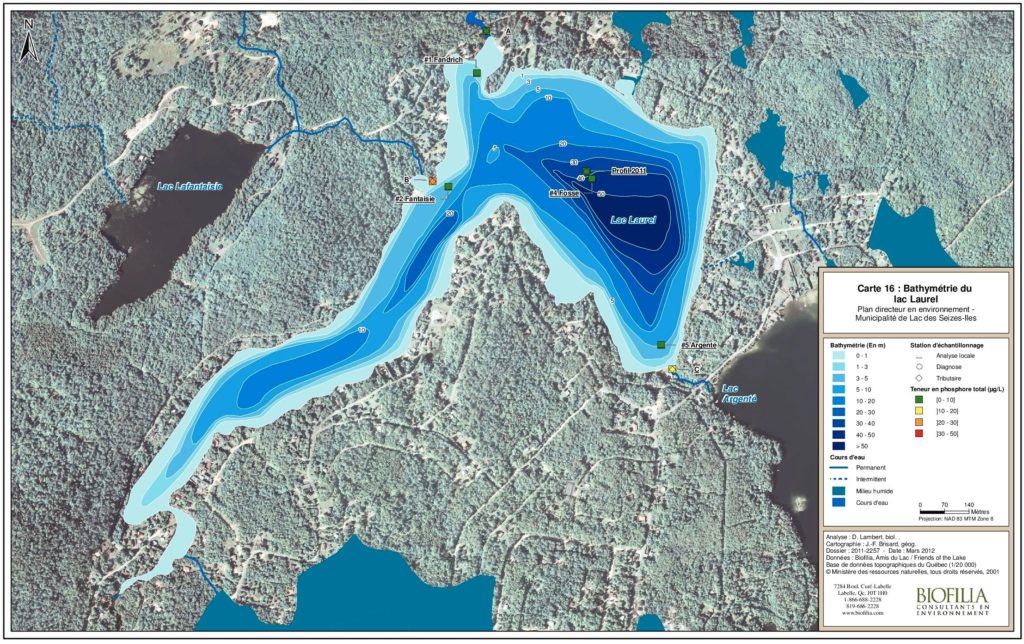 Carte 18 Lac Des Seize Iles